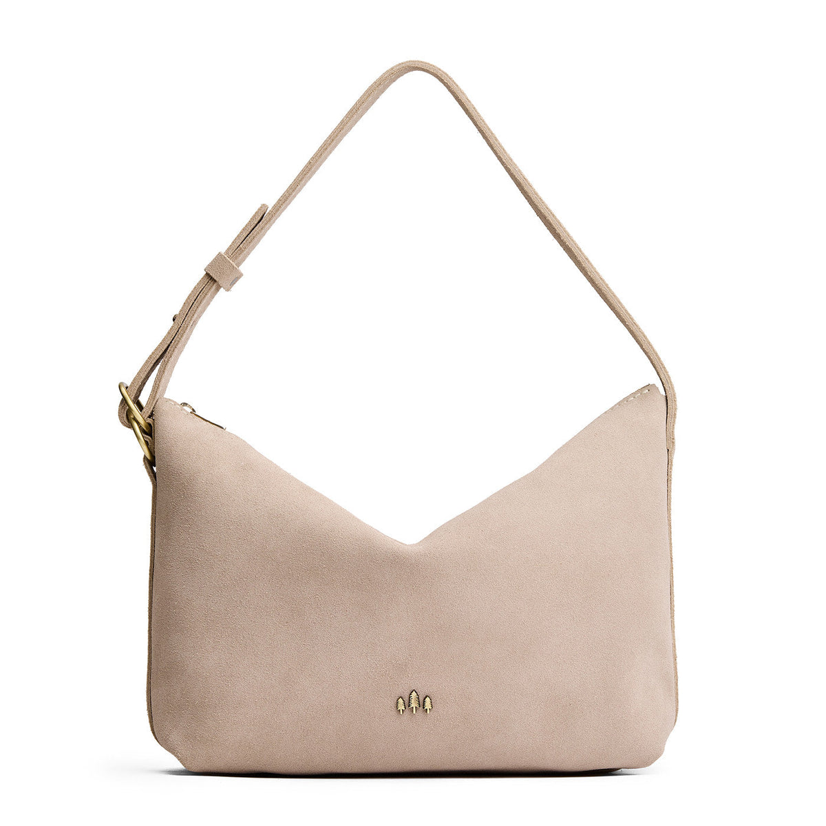 Slouchy Shoulder Bag - Taupe / Large