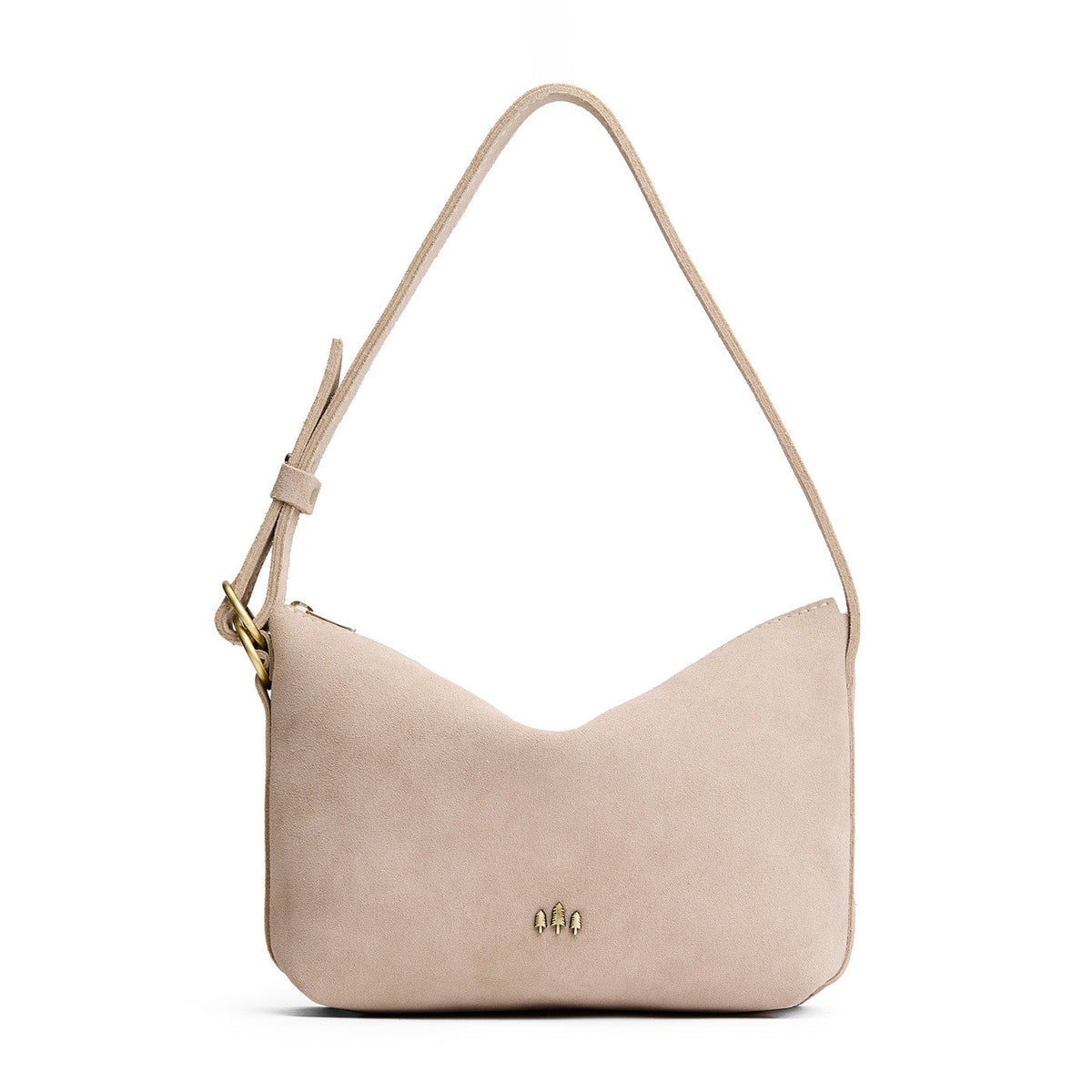 Slouchy Shoulder Bag - Taupe / Small