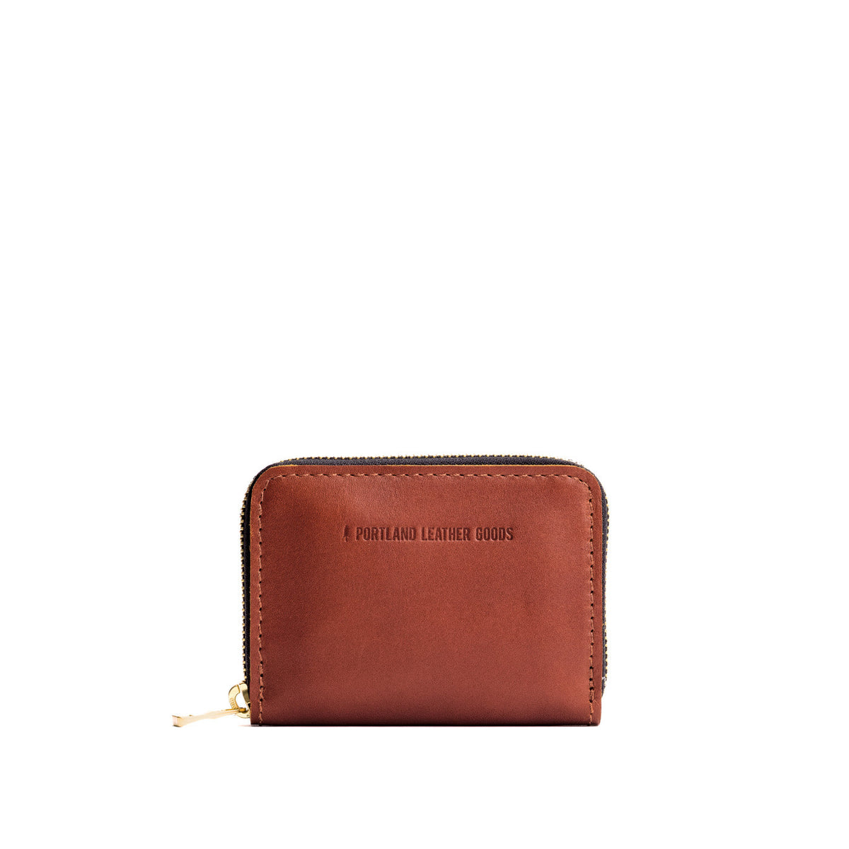 'Almost Perfect' Small Zip Wallet - Chestnut
