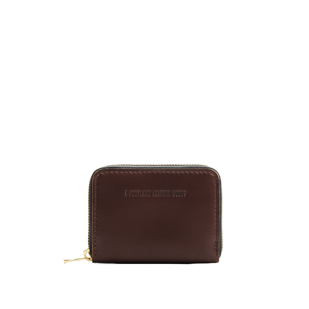 'Almost Perfect' Small Zip Wallet - Chocolate Brown
