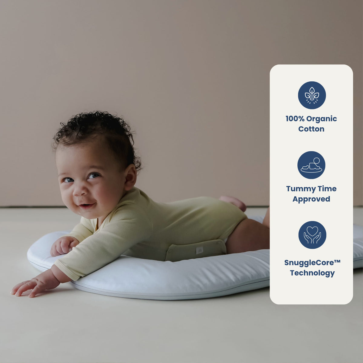 Snuggle Me Infant Lounger Wave - Sky - Image 4