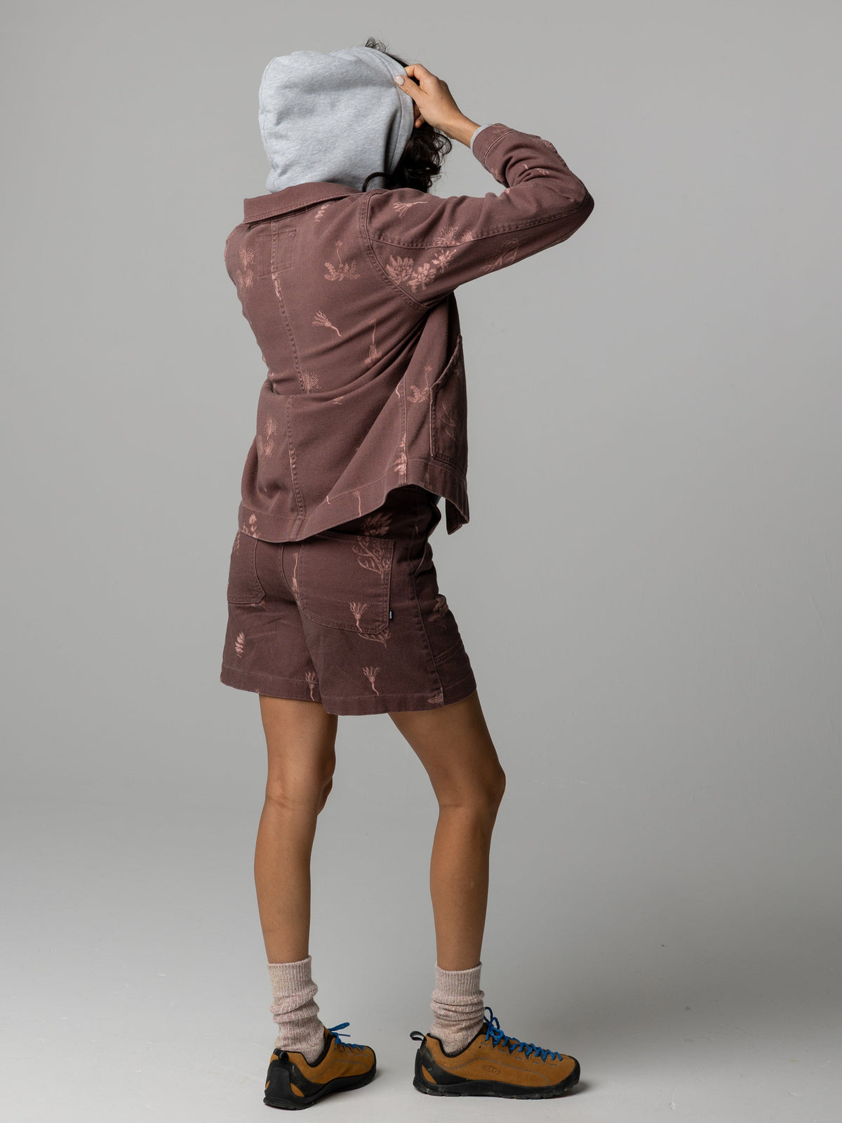 Women's Floral Marine Yarrel Printed Jacket - Image 5