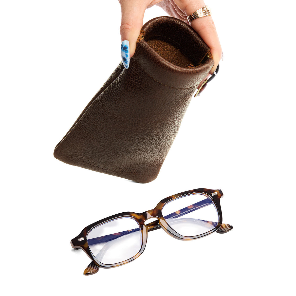 Squeeze Eyeglass Case - Coldbrew