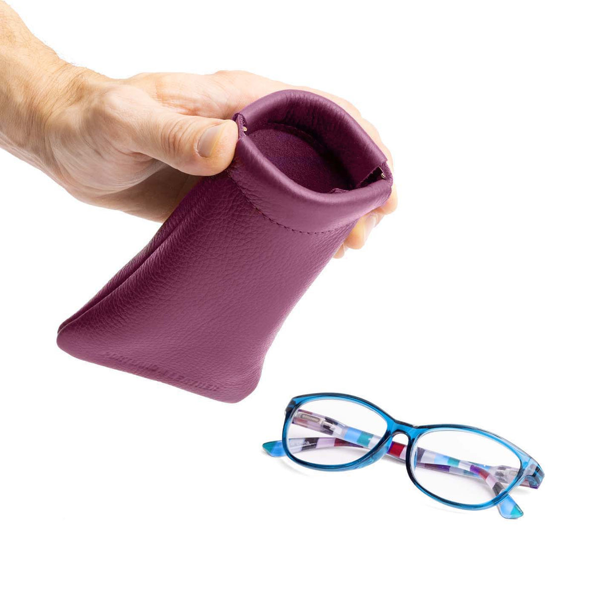Squeeze Eyeglass Case - Iris