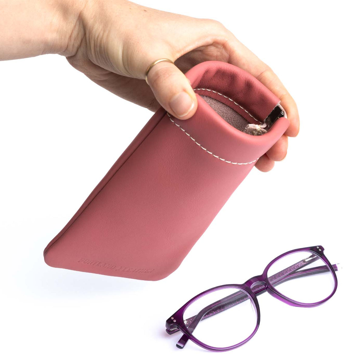 Squeeze Eyeglass Case - Begonia