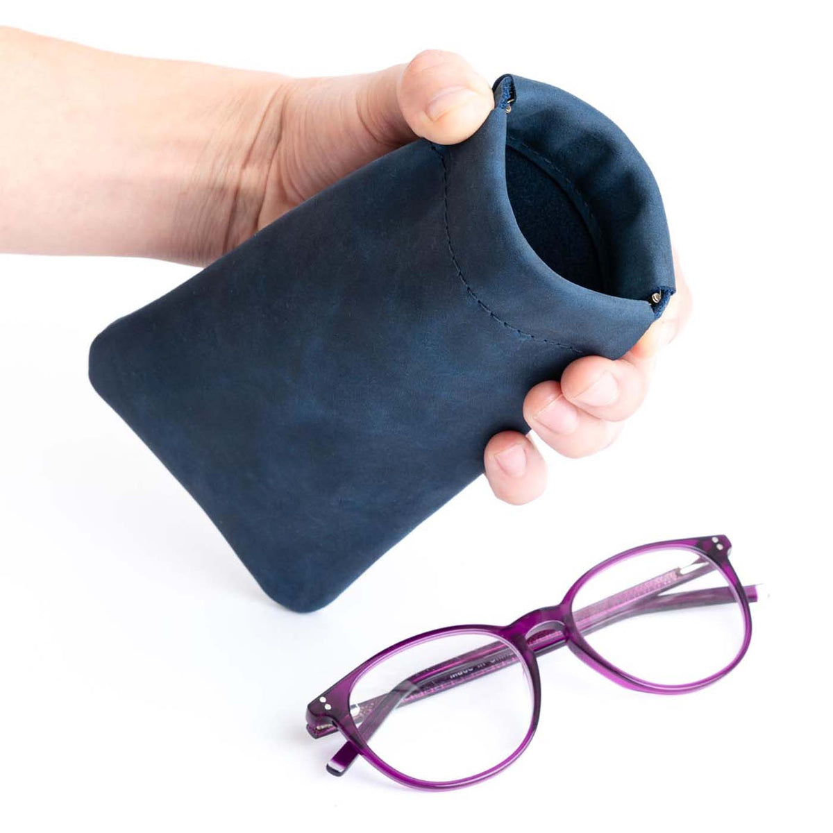 Squeeze Eyeglass Case - Deep Water