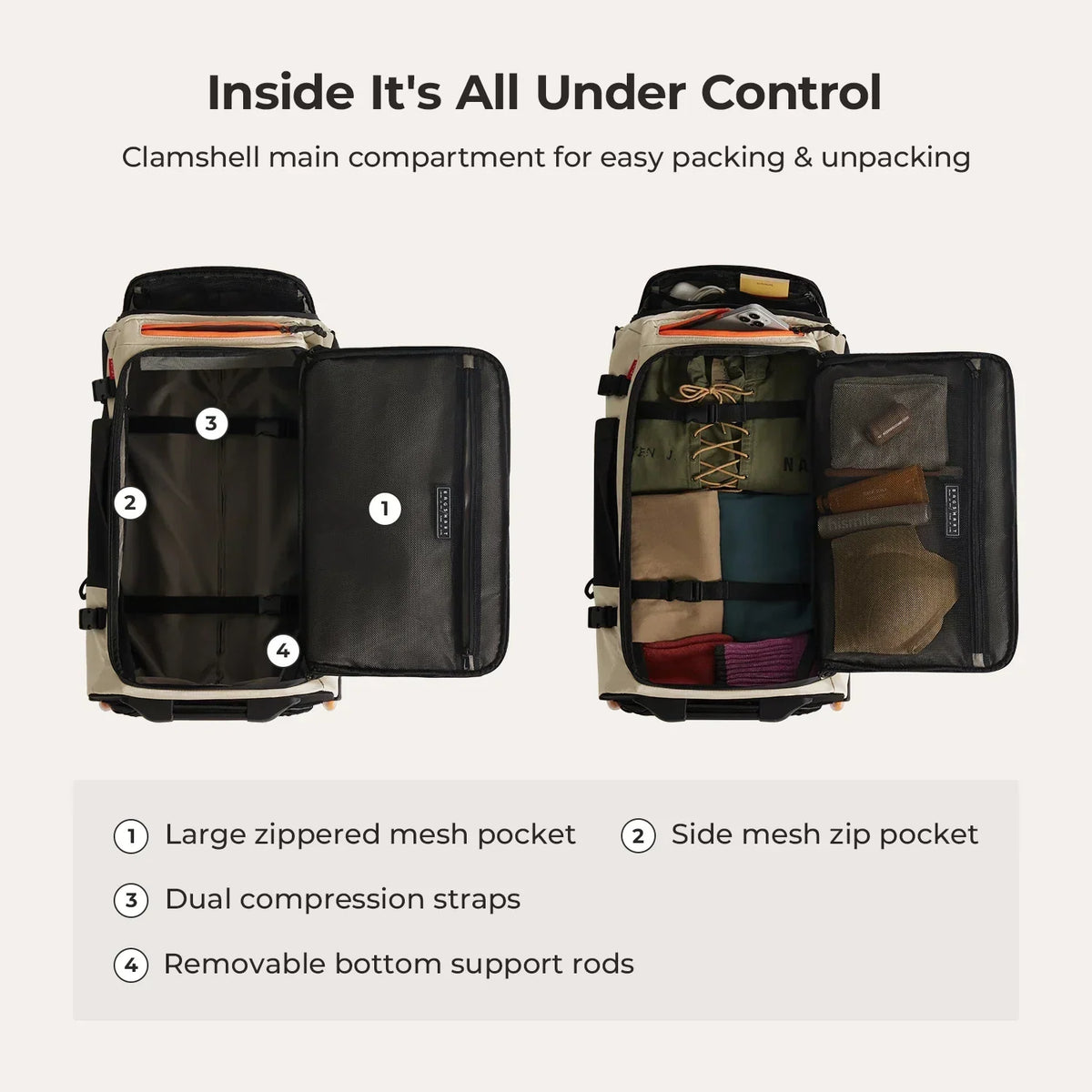 Blast 43L Roller Backpack - Image 5