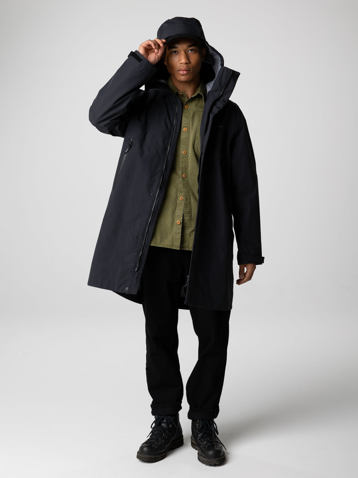 Men's Longline Stormbird Waterproof Jacket - Image 3