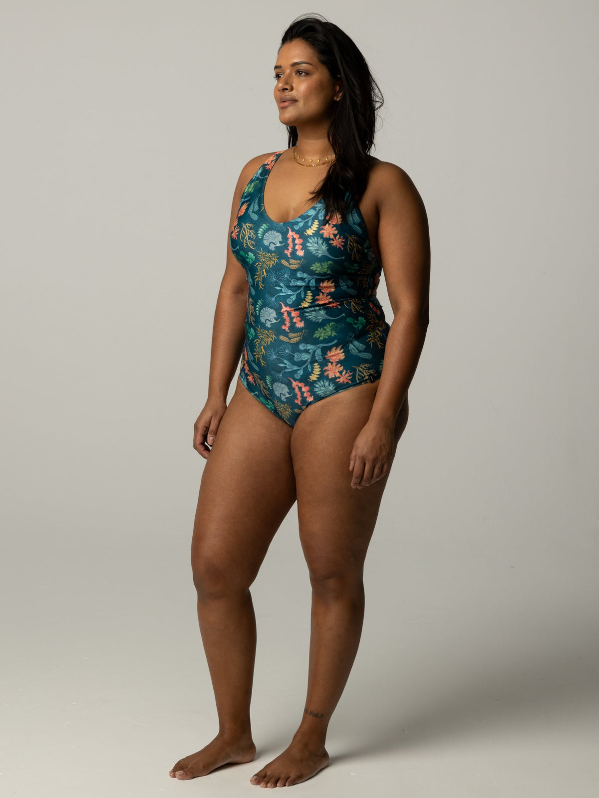 Women's Senara V-Neck Printed Swimsuit - Image 3