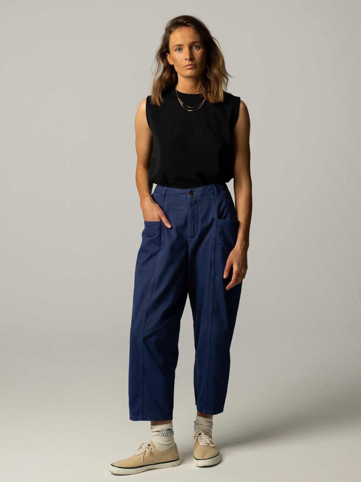 Women's Croft Workwear Barrel Trouser - Image 4