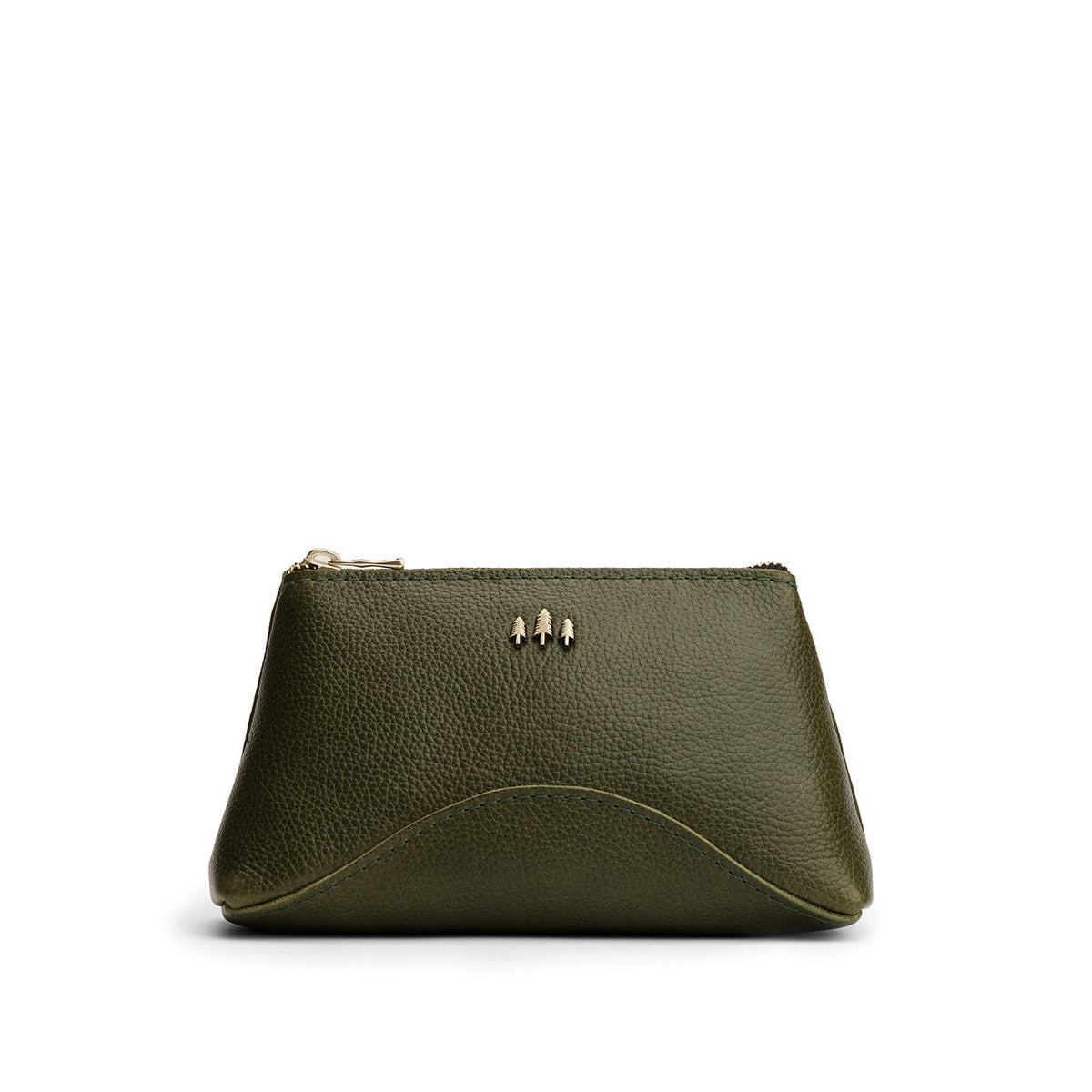 Sundaze Makeup Bag - Pebbled Olive