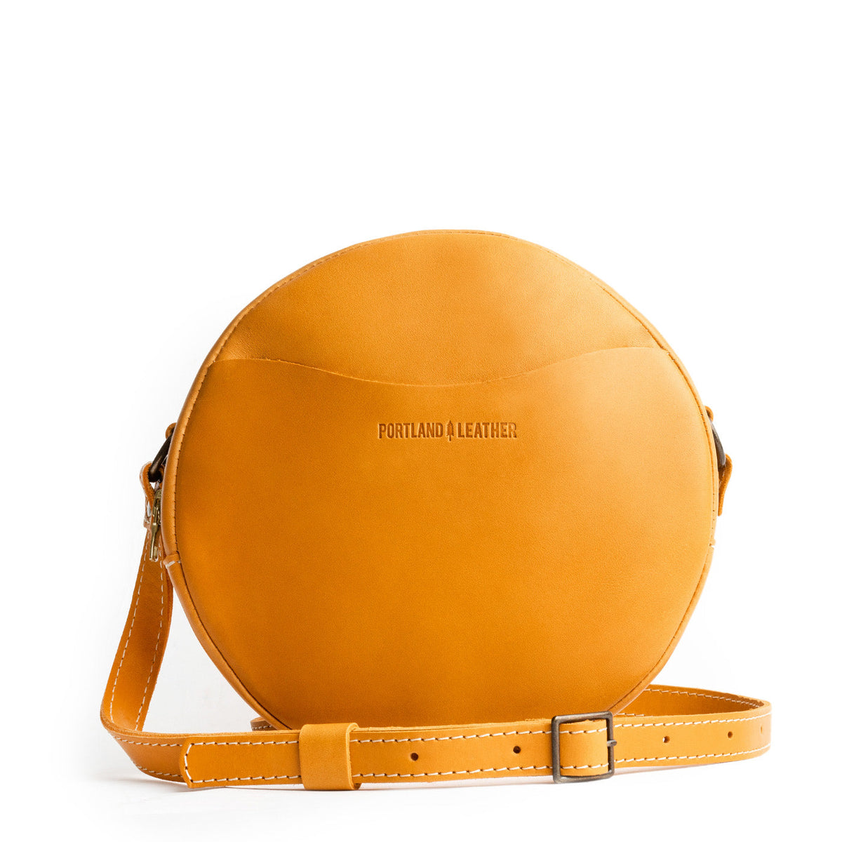 'Almost Perfect' Circle Crossbody - Sunflower / Large