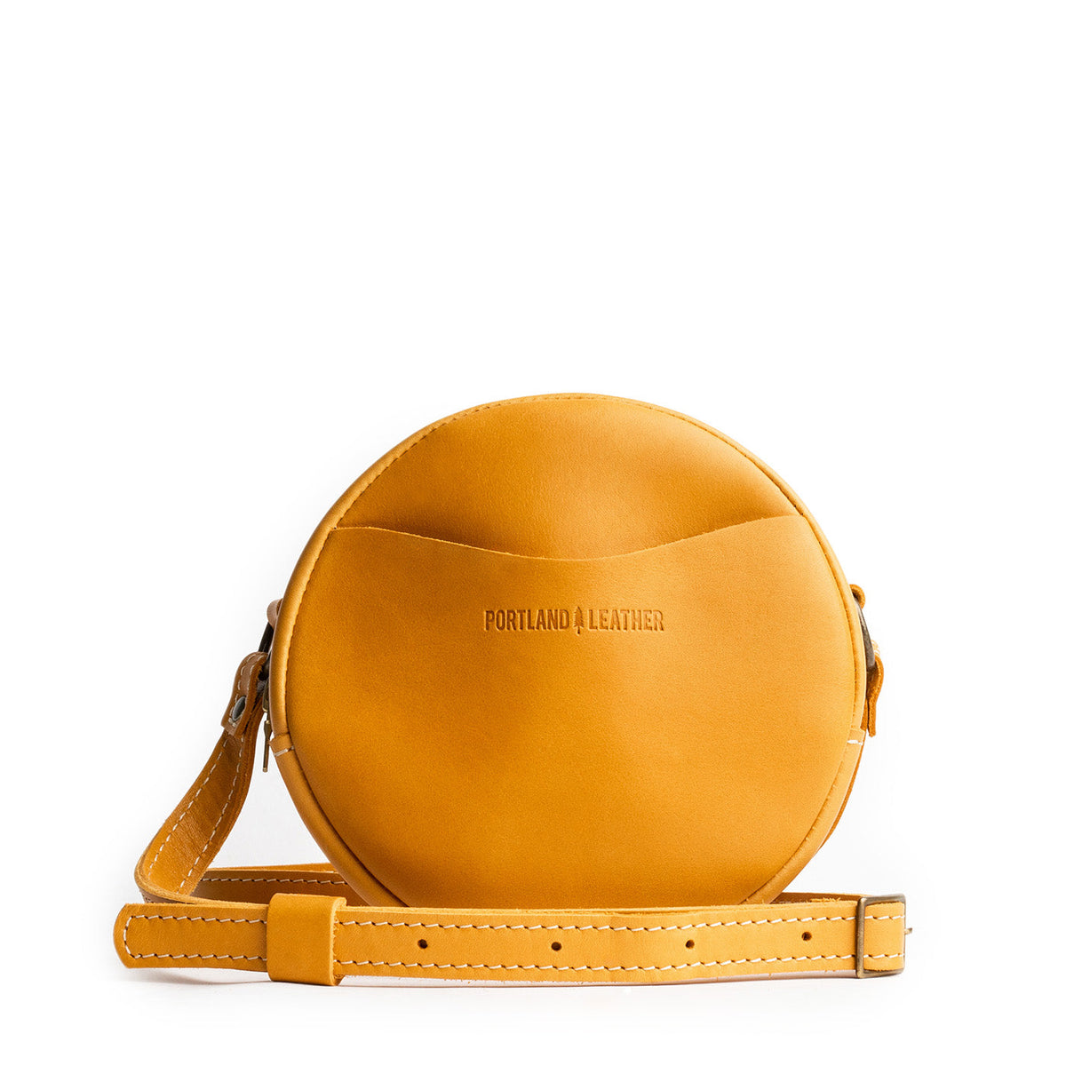 'Almost Perfect' Circle Crossbody - Sunflower / Small