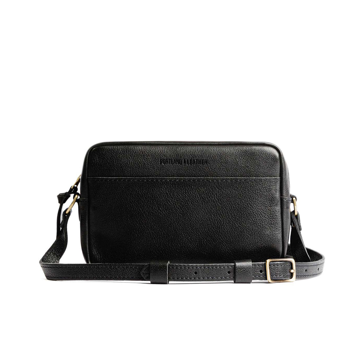 Camera Bag Purse - Pebbled--black / Large
