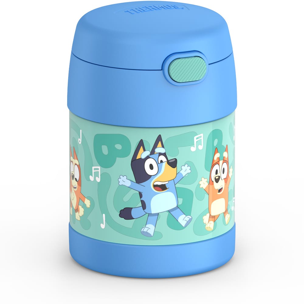 Thermos FUNtainer Licensed Stainless Steel Food Jar, 10oz - Bluey