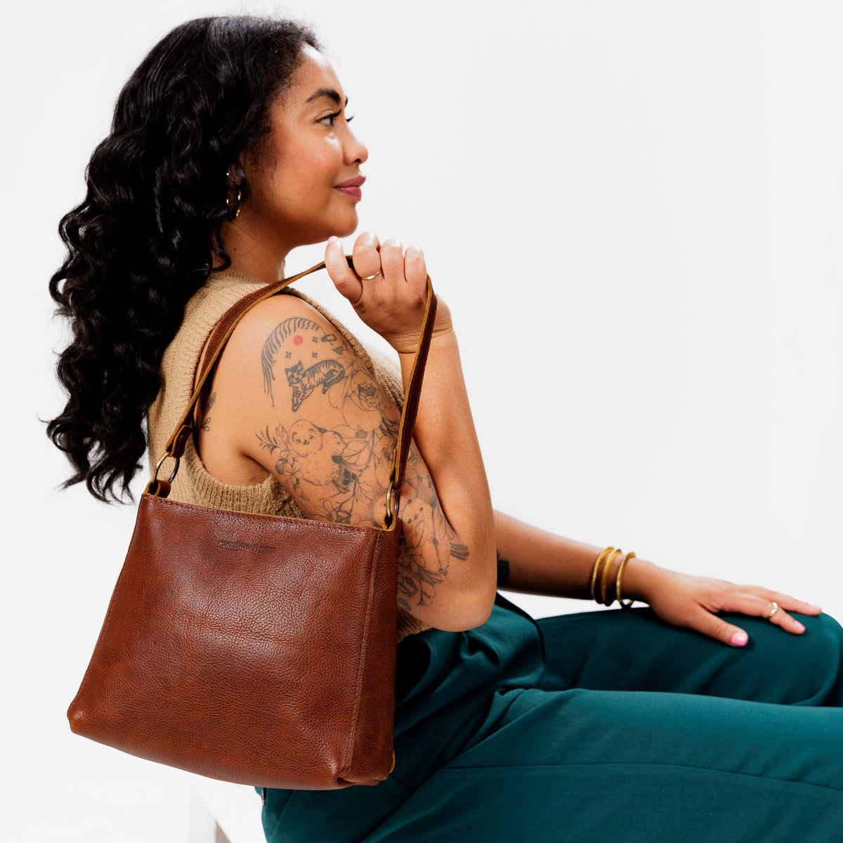 'Almost Perfect' Triangle Shoulder Bag - Image 97