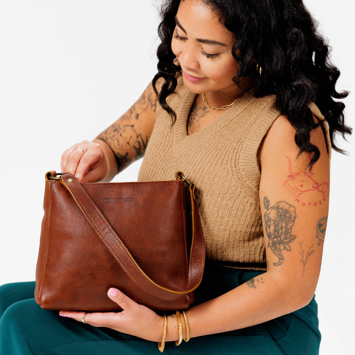 'Almost Perfect' Triangle Shoulder Bag - Image 96