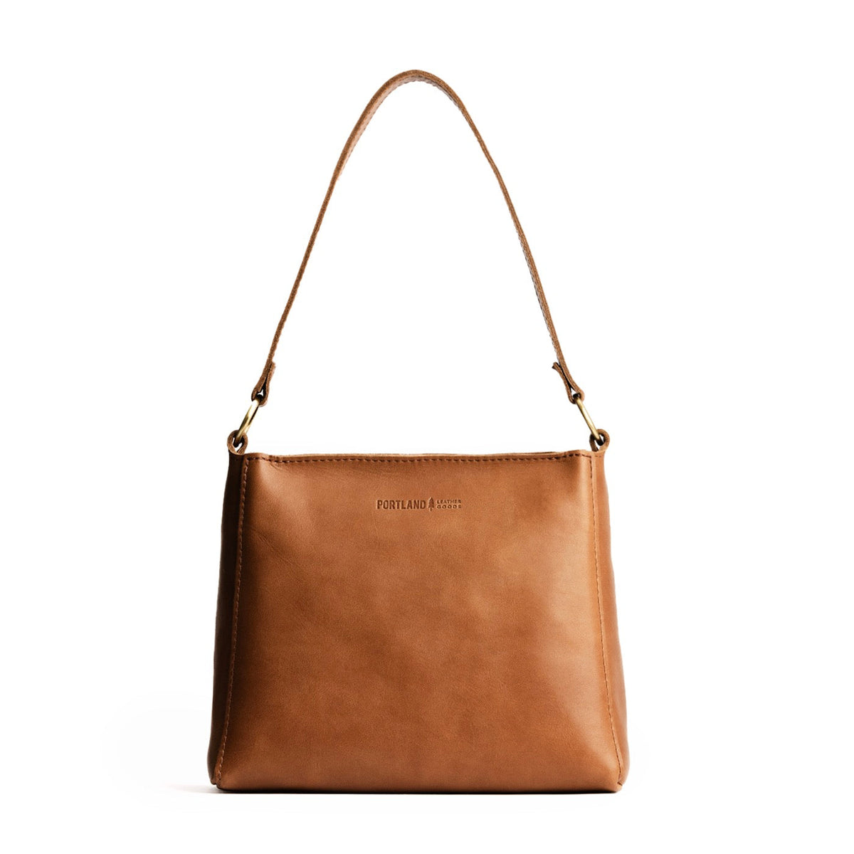 'Almost Perfect' Triangle Shoulder Bag - Biscotti