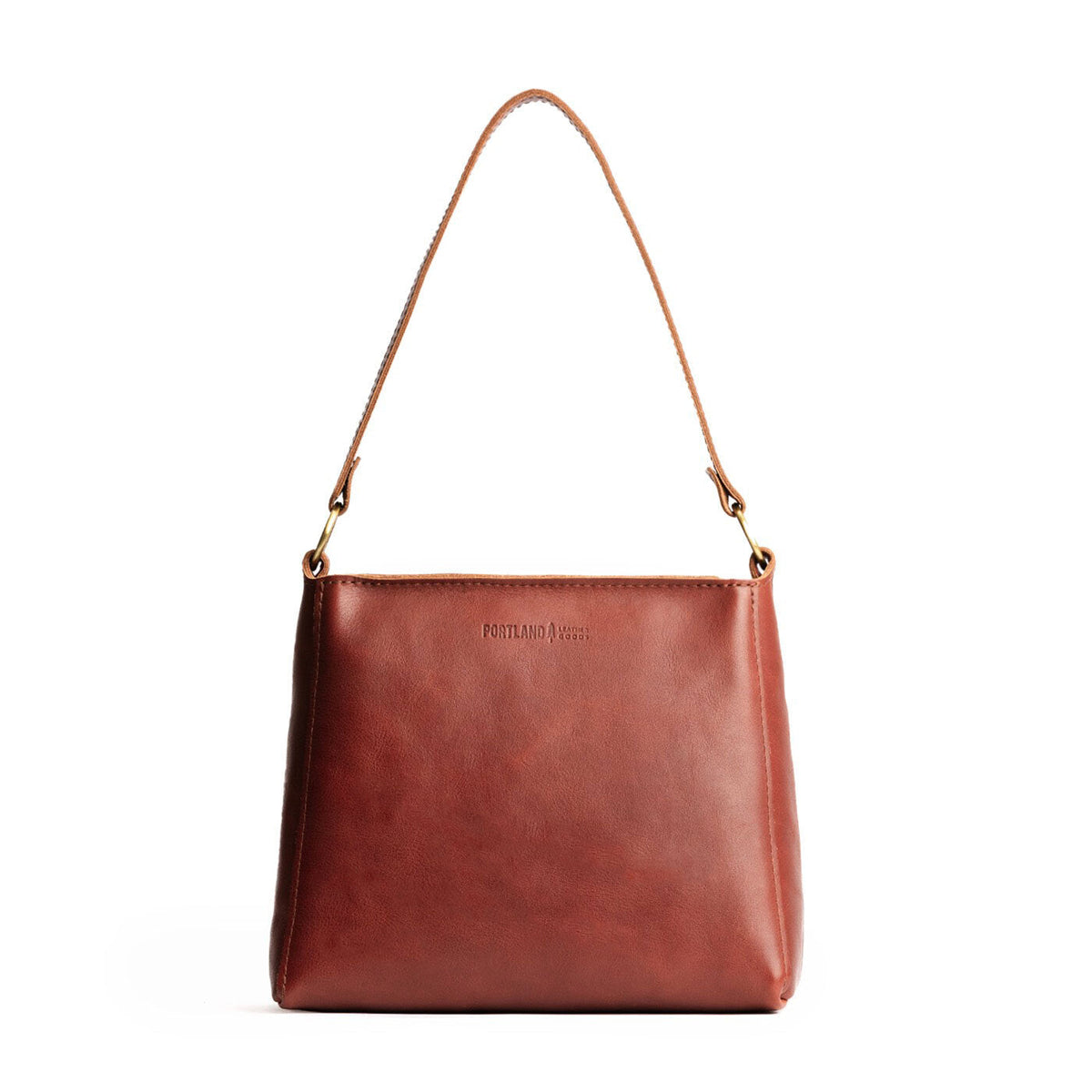 Triangle Shoulder Bag - Chestnut