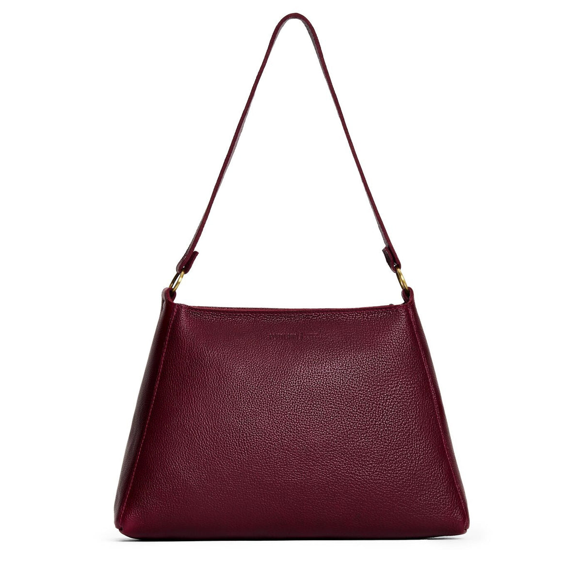 Triangle Shoulder Bag - Cabernet / Large