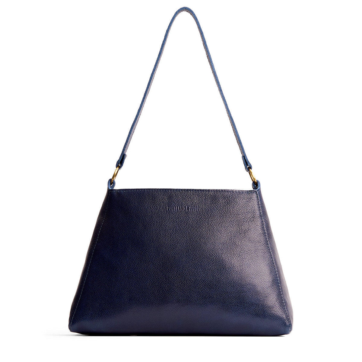 'Almost Perfect' Triangle Shoulder Bag - Cobalt / Large