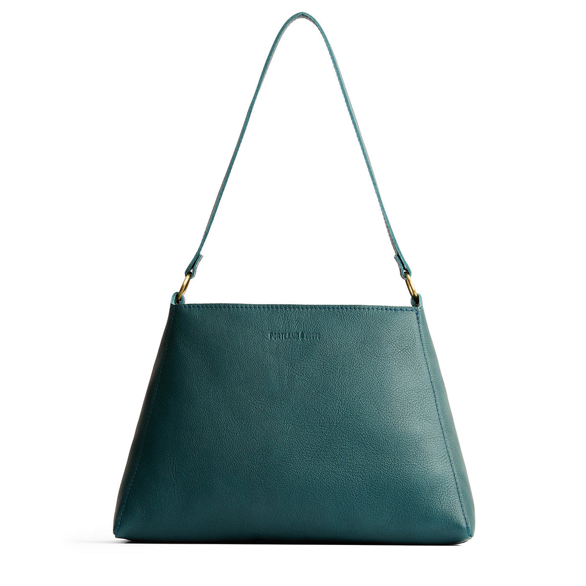 'Almost Perfect' Triangle Shoulder Bag - Sea Glass / Large