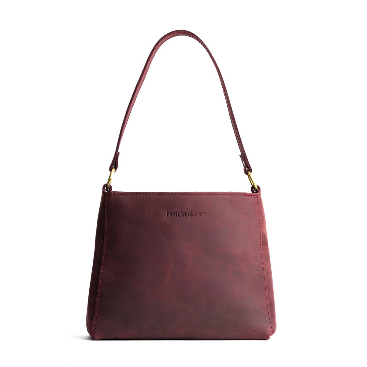 Triangle Shoulder Bag - Merlot