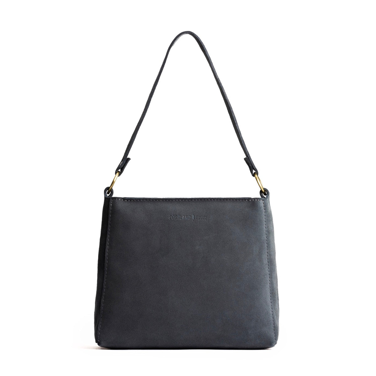 'Almost Perfect' Triangle Shoulder Bag - Peppercorn