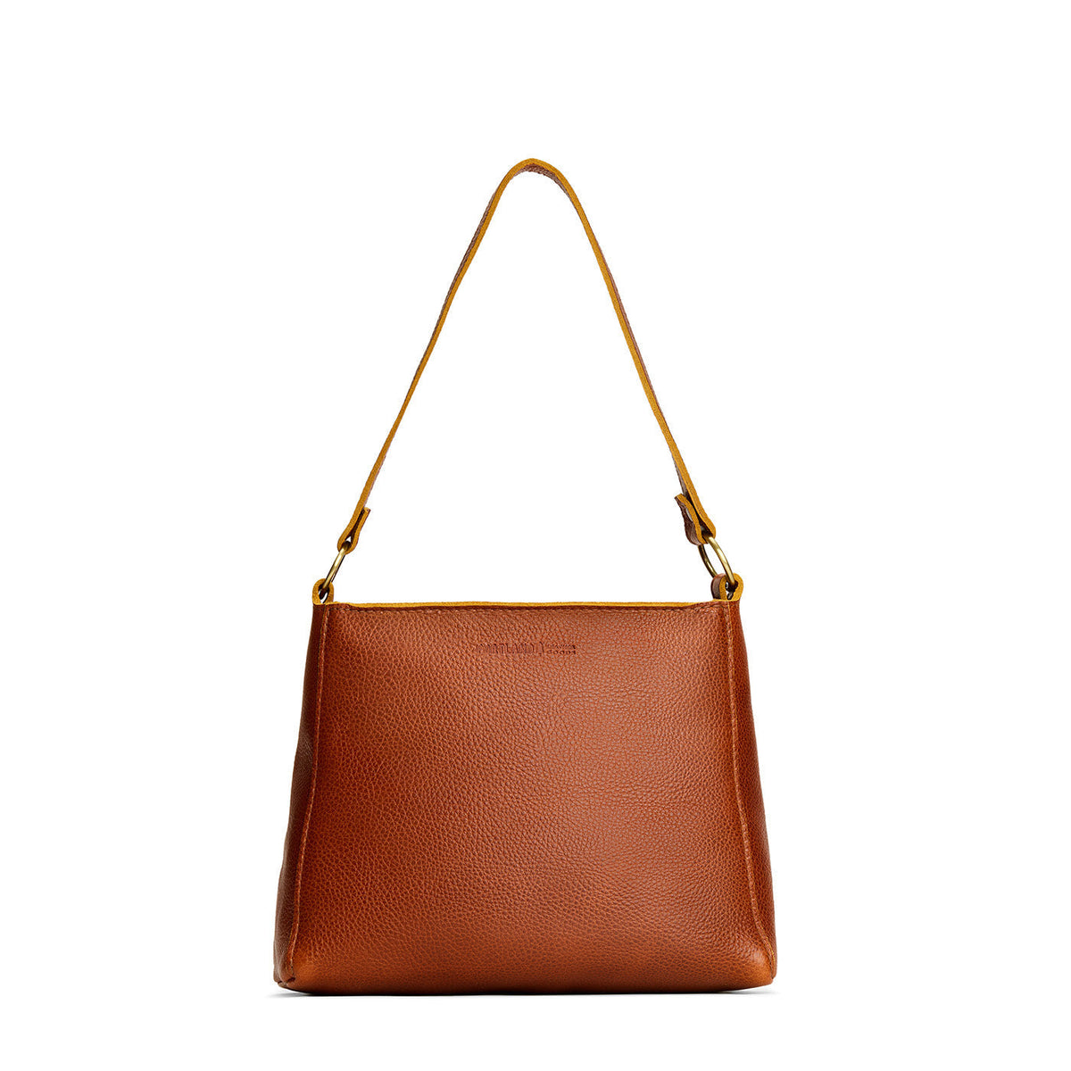 'Almost Perfect' Triangle Shoulder Bag - Sienna / Small