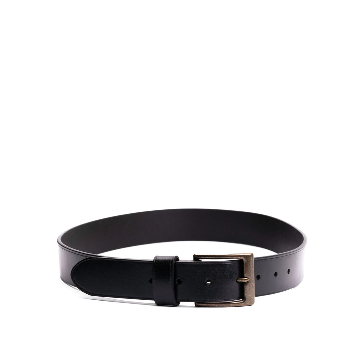 Men's True North Leather Belt - Jet Black