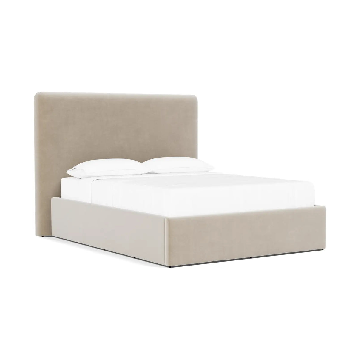Alpine Bed - Tall Headboard - Pumice