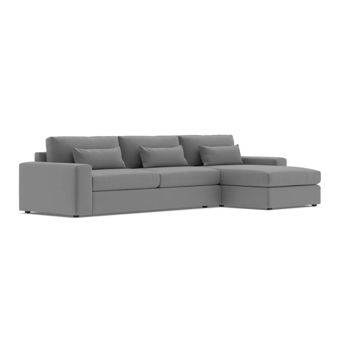 Solace Sectional - Right Sectional / Smoke
