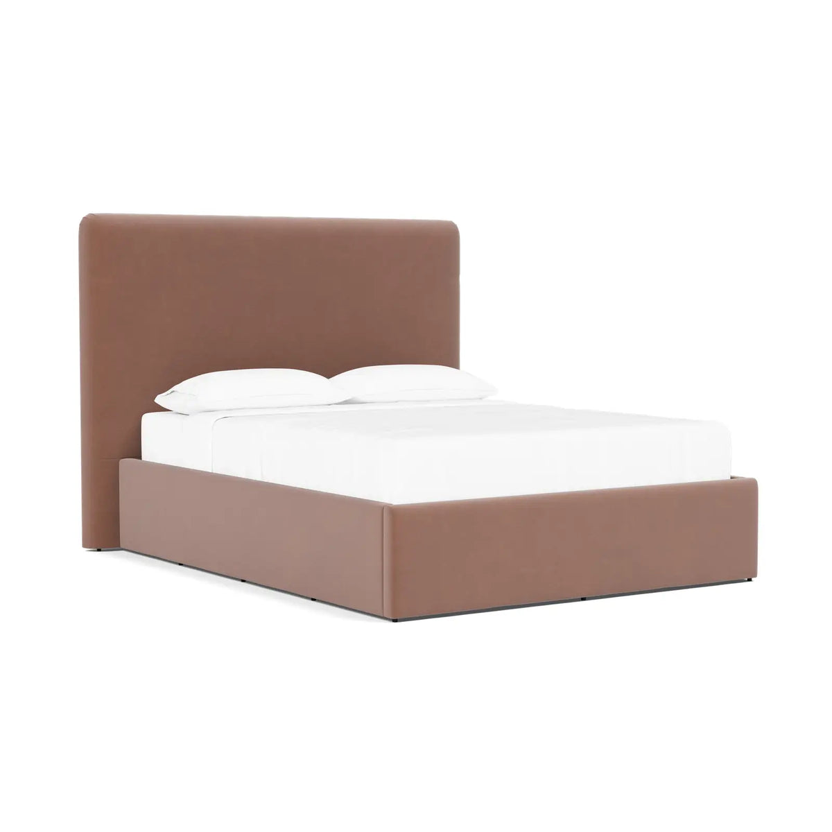 Alpine Bed - Tall Headboard - Dusty Mauve