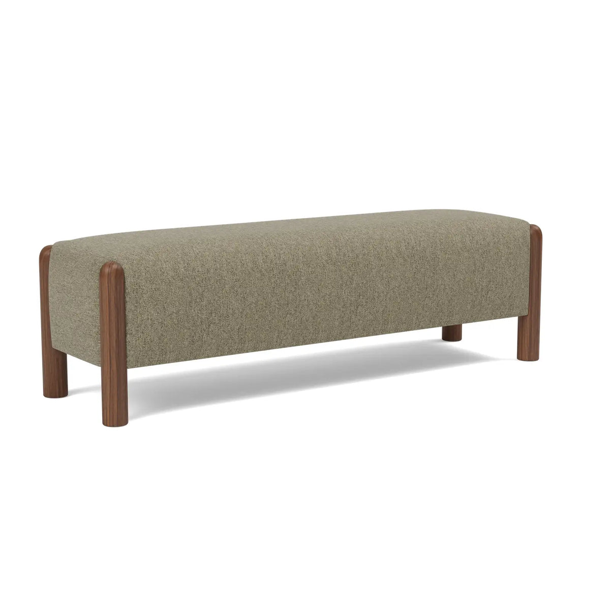 Laurel Bench - Dried Sage / Walnut