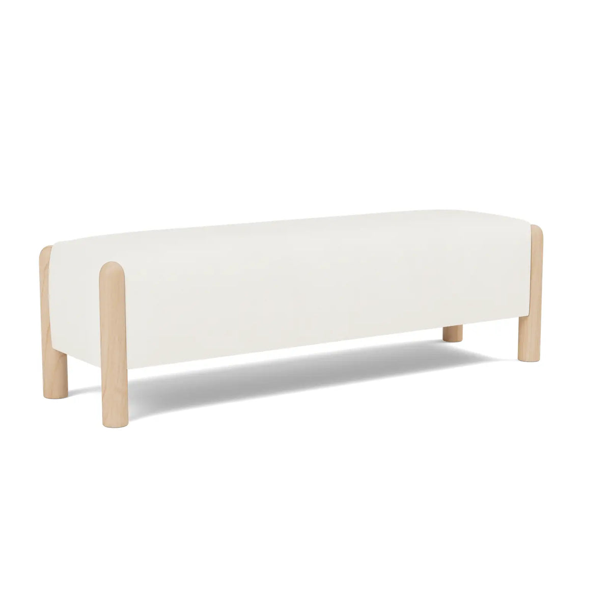 Laurel Bench - Chalk / Maple