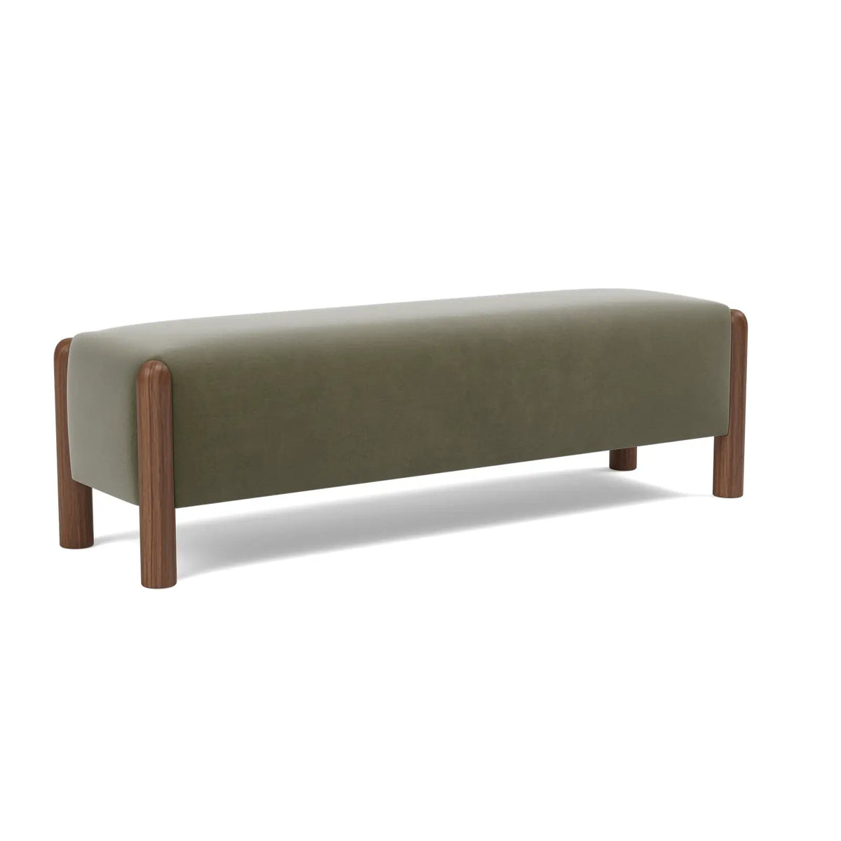 Laurel Bench - Eucalyptus / Walnut