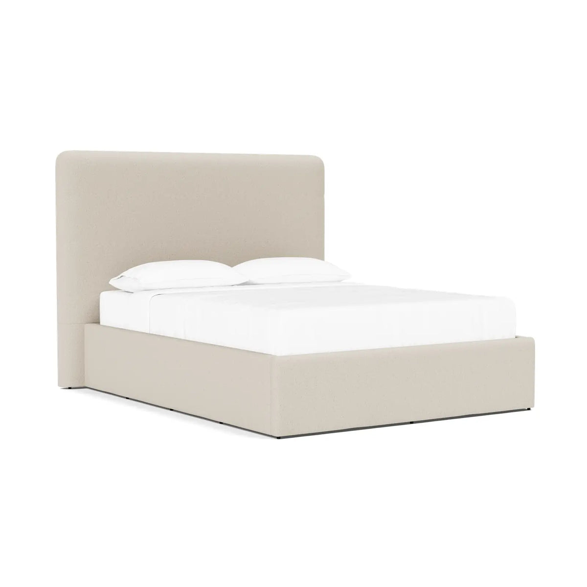 Alpine Bed - Tall Headboard - Pebble