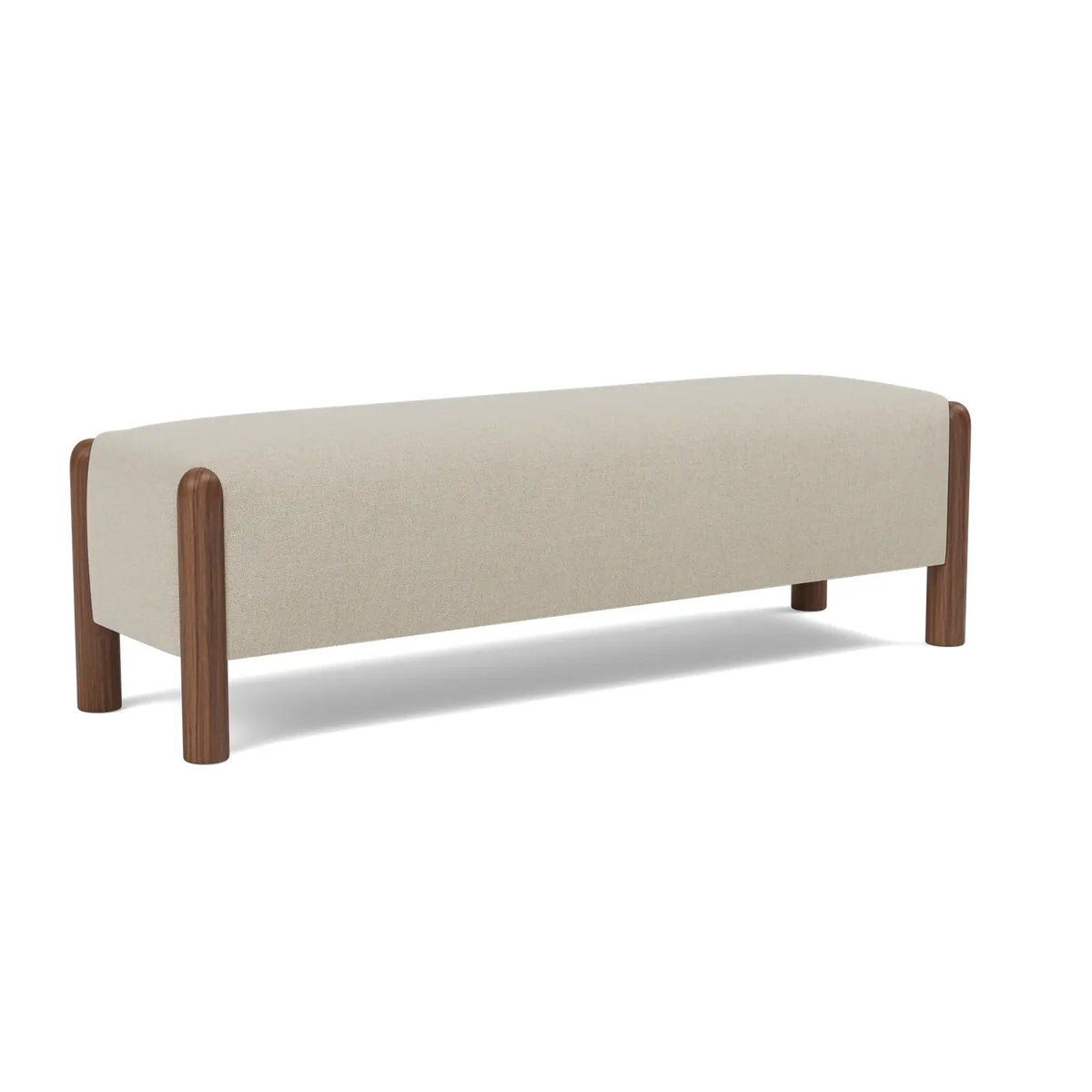 Laurel Bench - Natural / Walnut