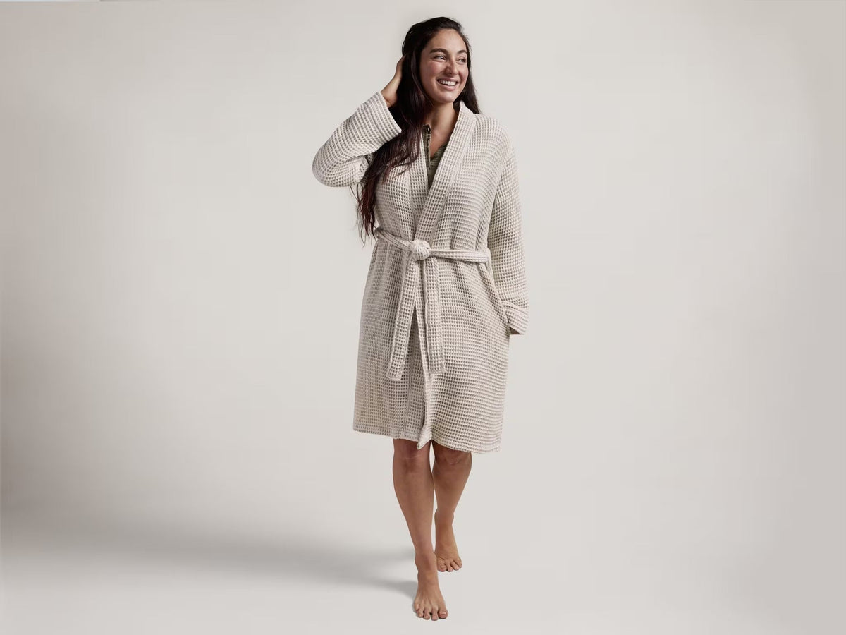 Waffle Robe (Tan) - Image 4