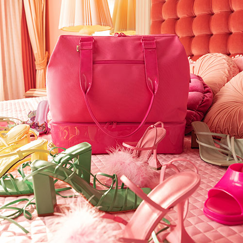 The Mini Weekender in Barbie™ Pink - Image 13