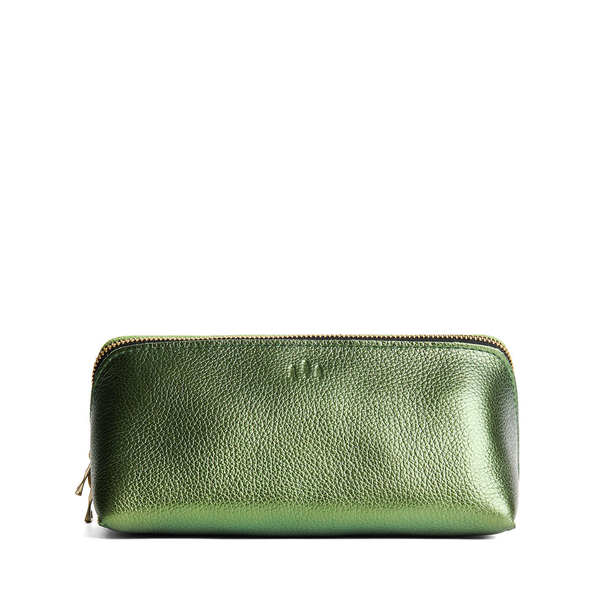 Wide Mouth Pouch - Metallic Greench