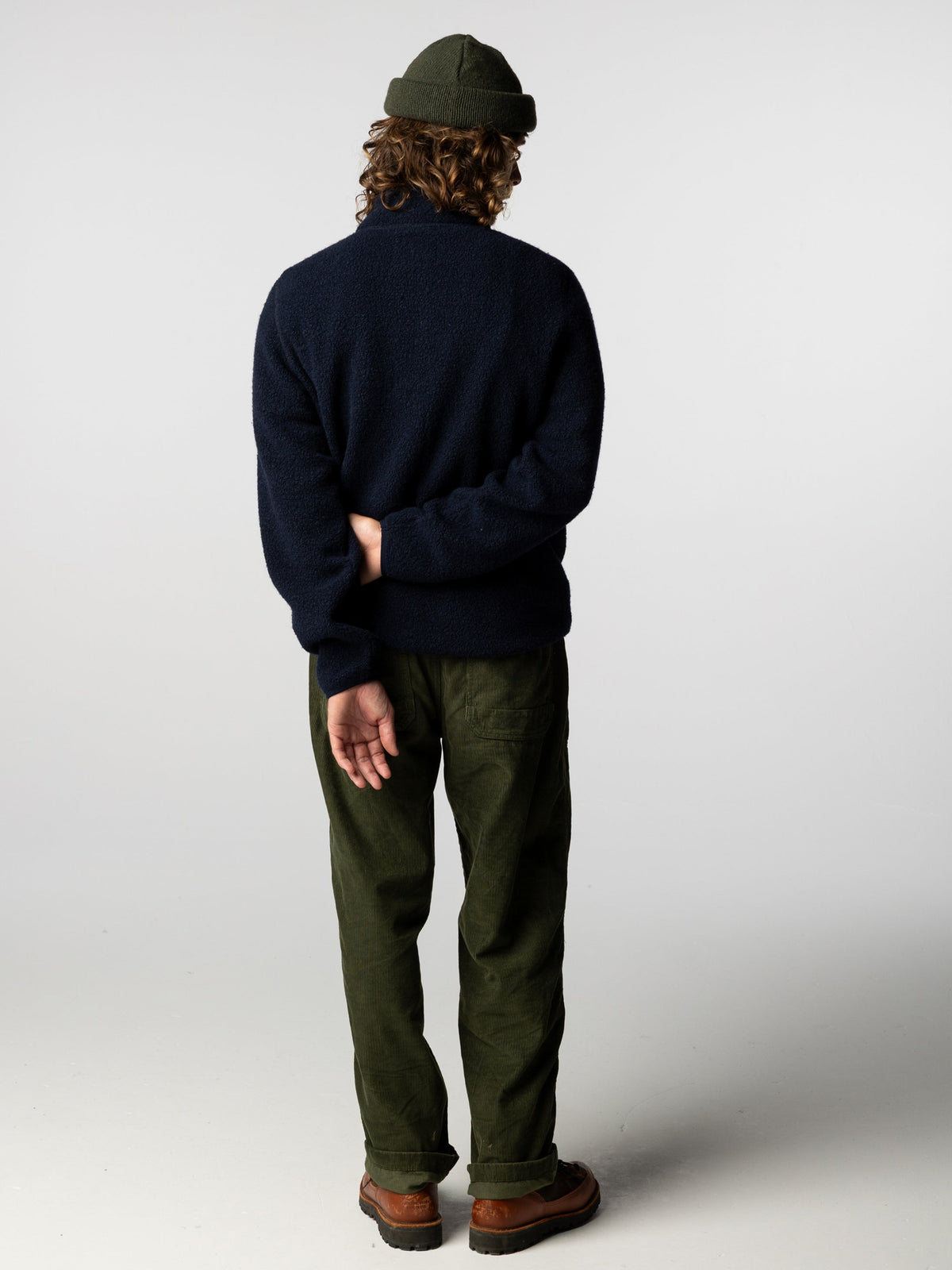 Men's Portell Wool 1/4 Zip Fleece - Image 5