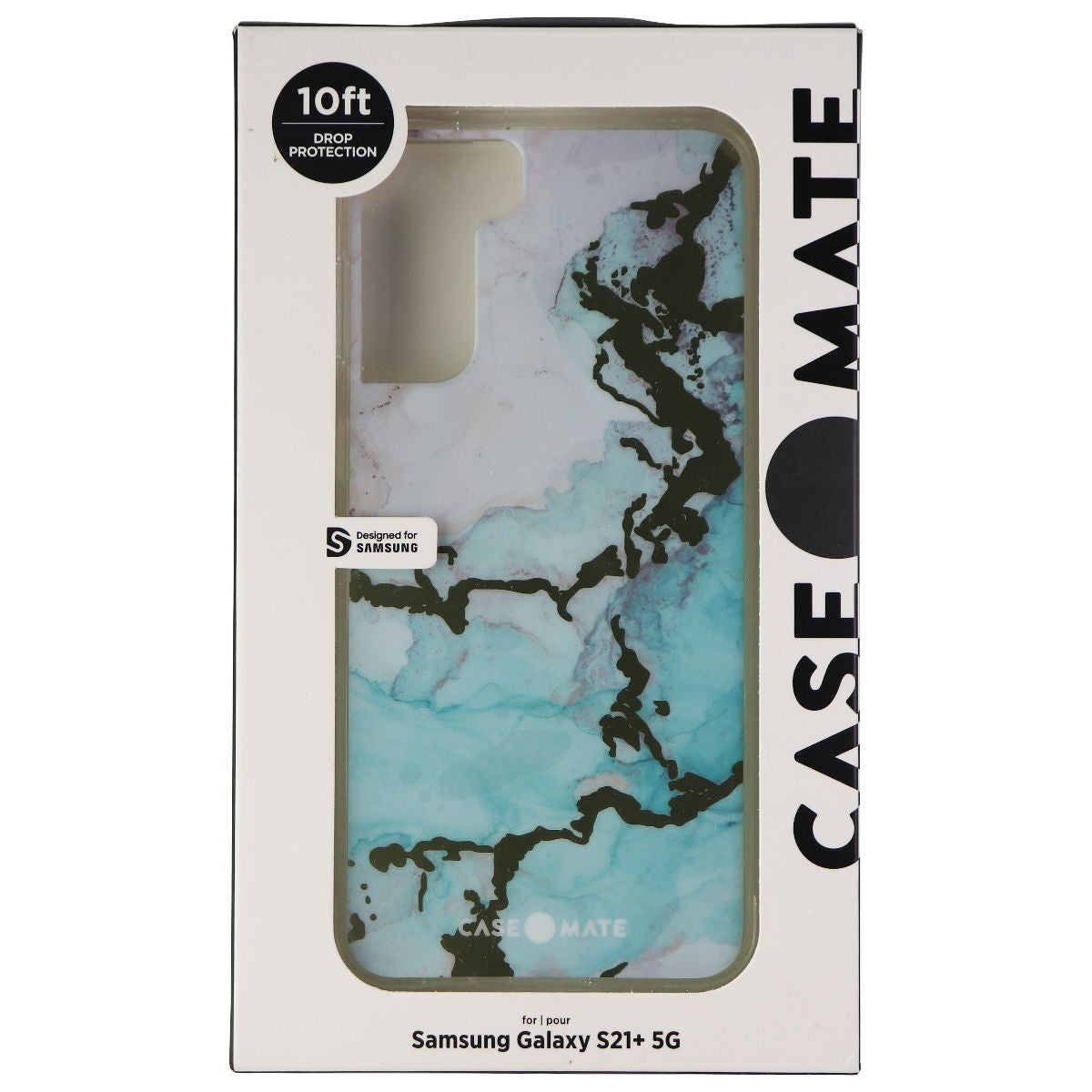 Case-Mate Prints Series Hard Case for Samsung Galaxy (S21+) 5G - Ocean Marbles - New