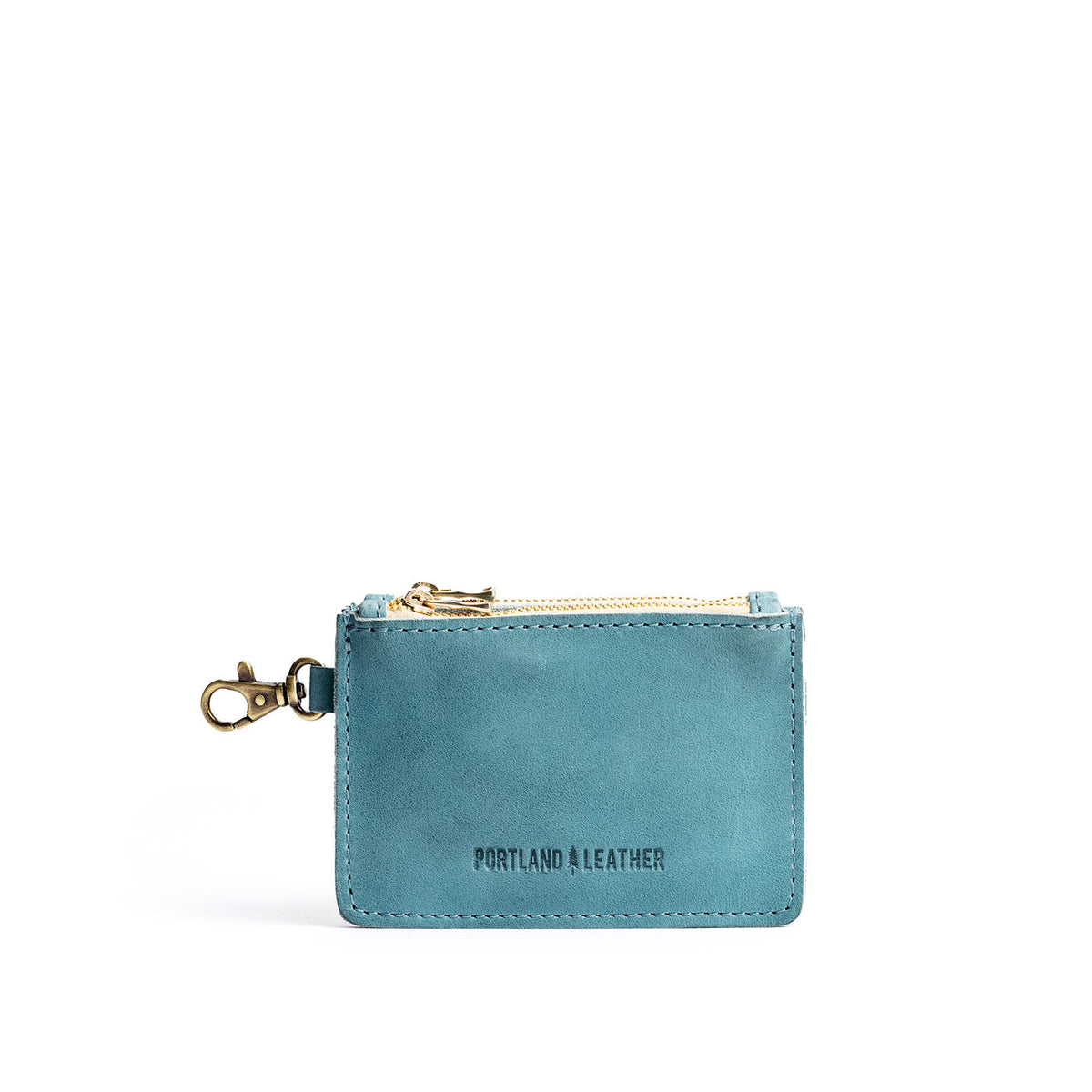 'Almost Perfect' Zip-Zap Duo Wallet - Aqua
