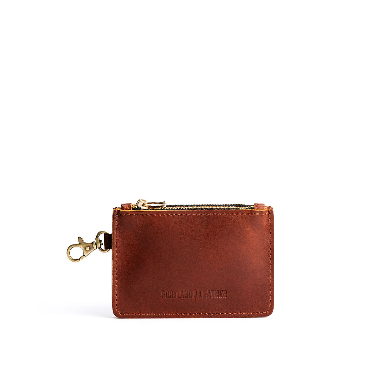 'Almost Perfect' Zip-Zap Duo Wallet - Chestnut