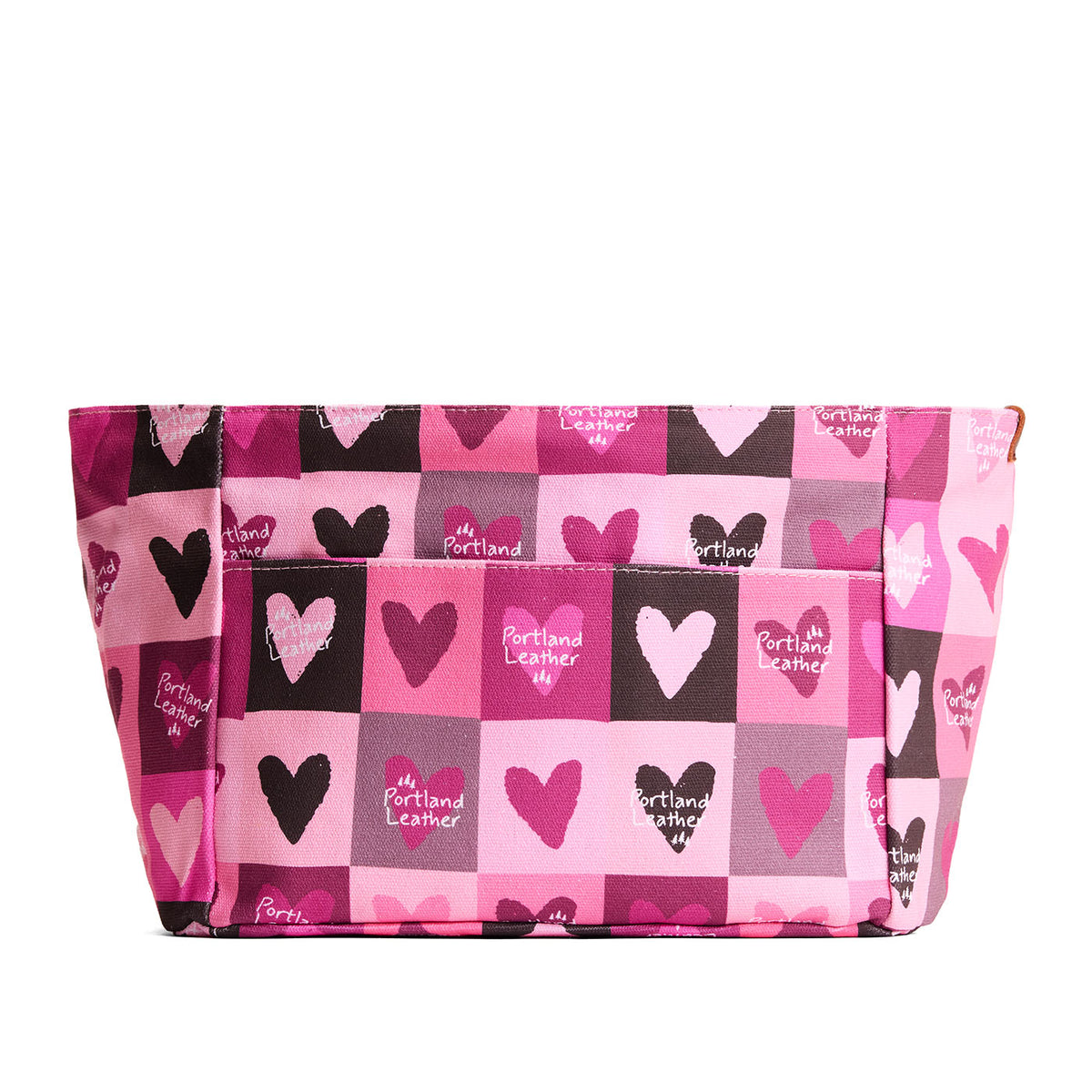 Printed Canvas Purse Organizer - Sugar Rush / Zipper / Large
