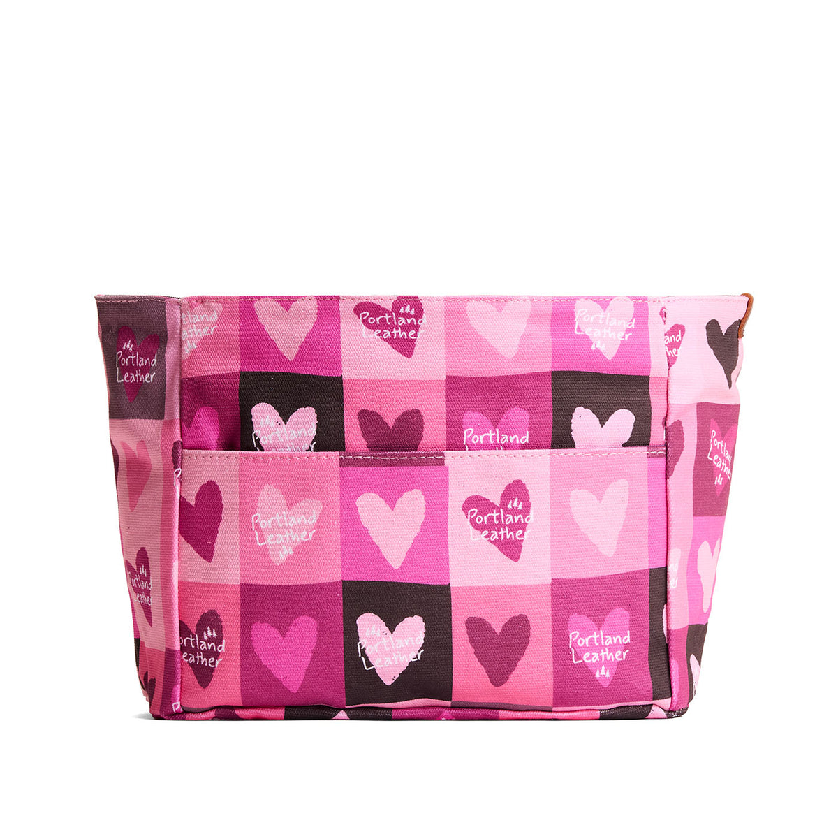 Printed Canvas Purse Organizer - Sugar Rush / Zipper / Medium